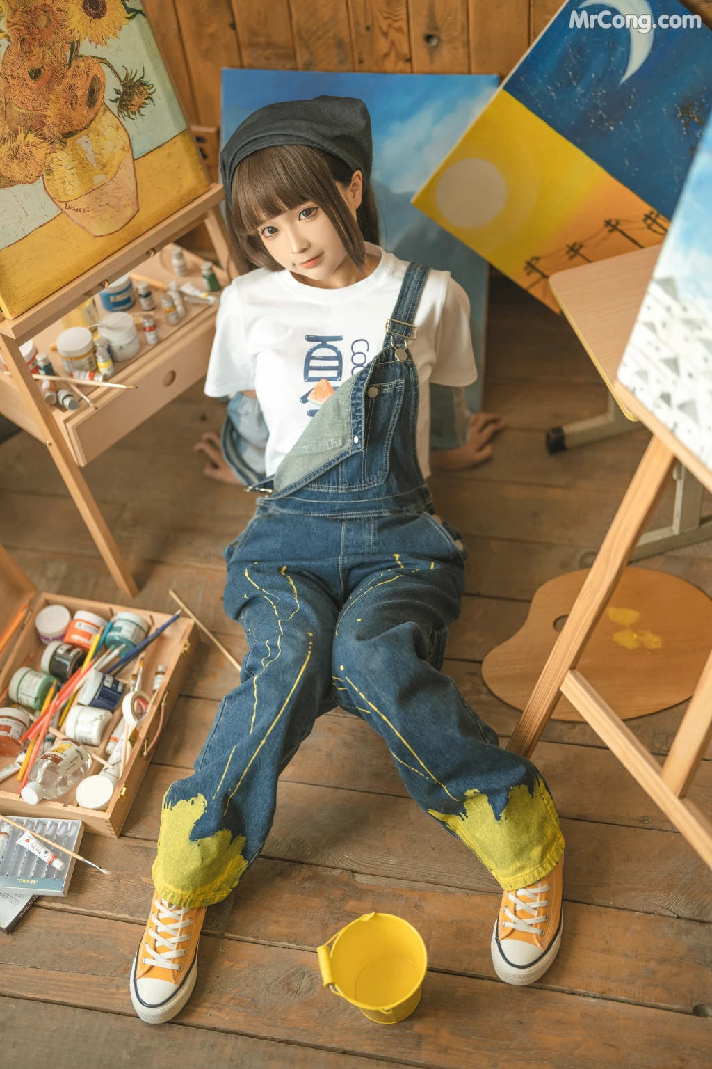 Coser蠢沫沫 chunmomo 小画家 Small Painter 110 photos - 48