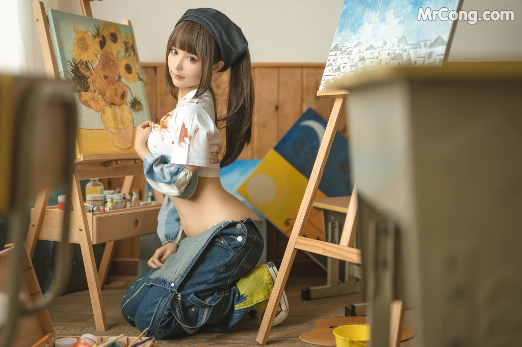 Coser蠢沫沫 chunmomo 小画家 Small Painter 110 photos - 54