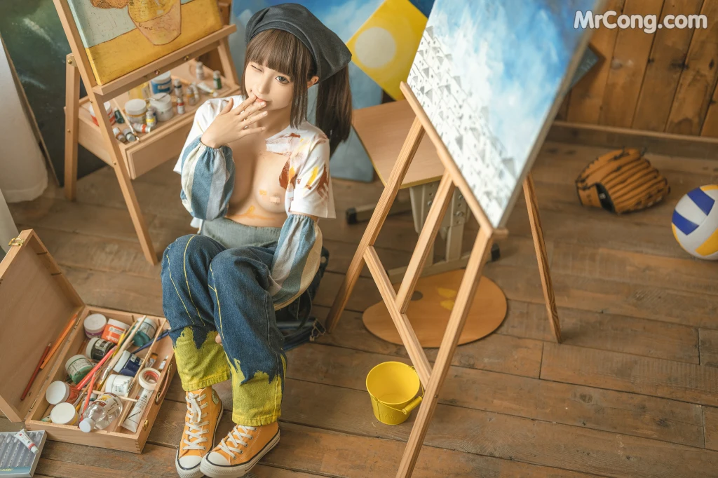 Coser蠢沫沫 chunmomo 小画家 Small Painter 110 photos - 70