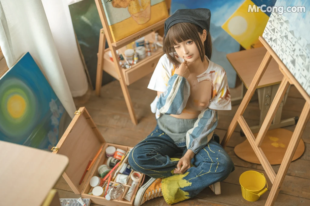Coser蠢沫沫 chunmomo 小画家 Small Painter 110 photos - 71