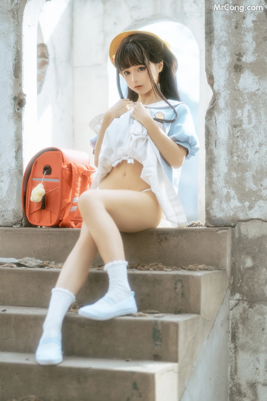 Coser蠢沫沫 chunmomo 小黄帽 绅士版 156 photos - 144