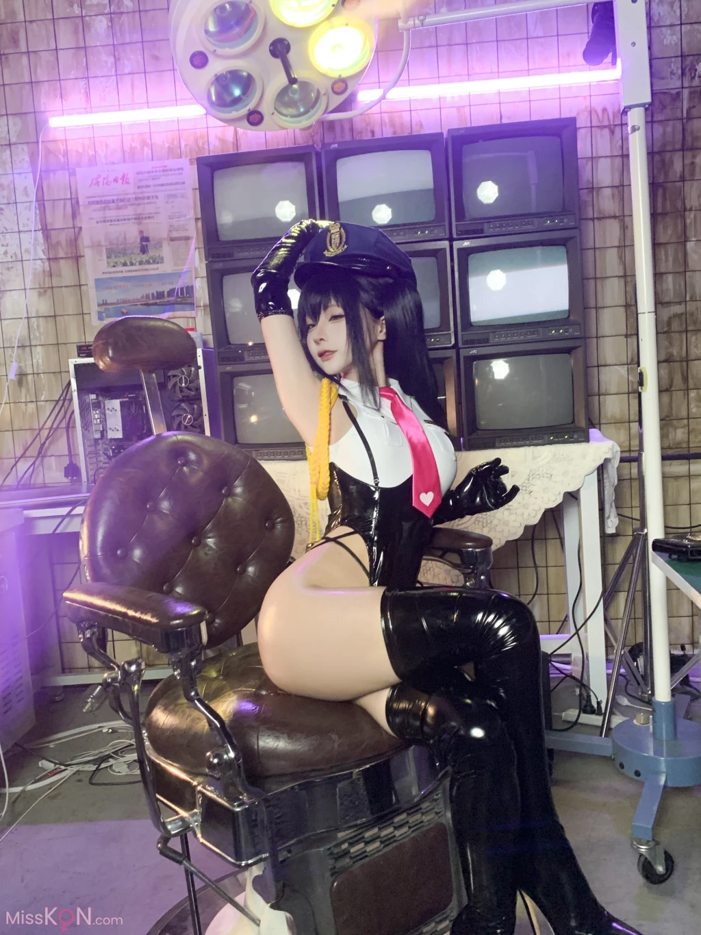 Coser蠢沫沫 chunmomo 沙希女警 147 photos - 121