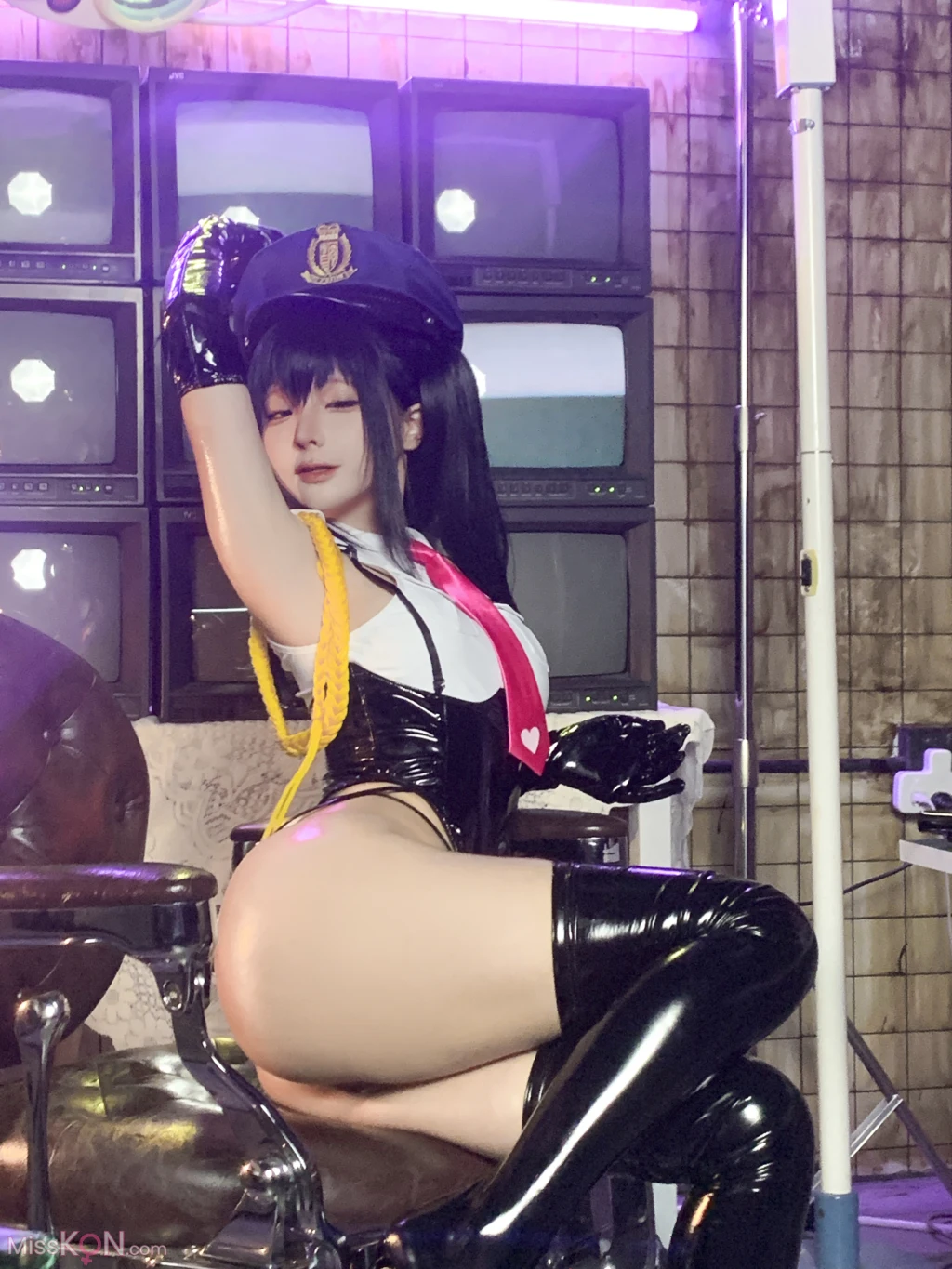 Coser蠢沫沫 chunmomo 沙希女警 147 photos - 122
