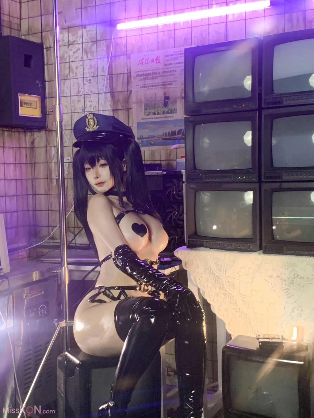 Coser蠢沫沫 chunmomo 沙希女警 147 photos - 137