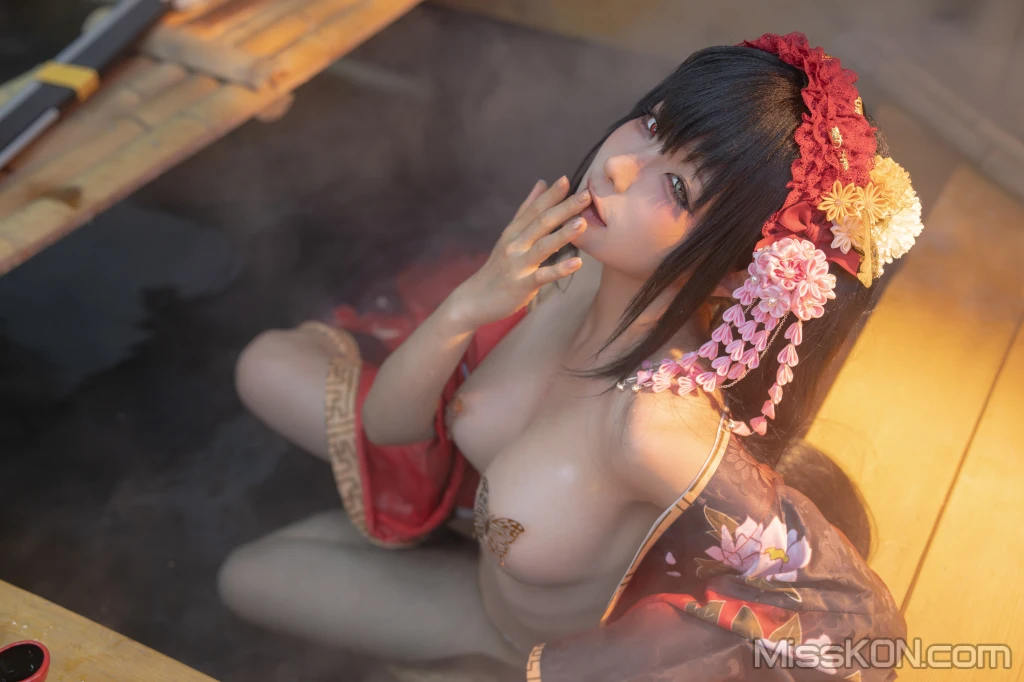Coser蠢沫沫 chunmomo 狂三和服cos 261 photos - 5