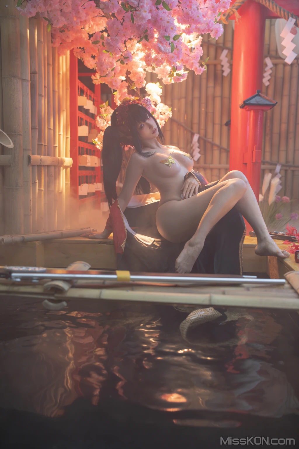 Coser蠢沫沫 chunmomo 狂三和服cos 261 photos - 9