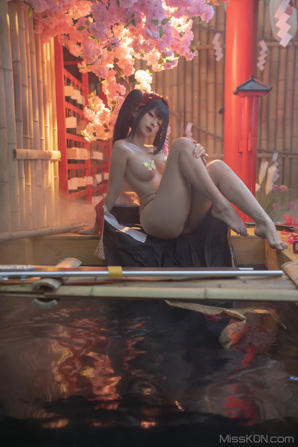 Coser蠢沫沫 chunmomo 狂三和服cos 261 photos - 10