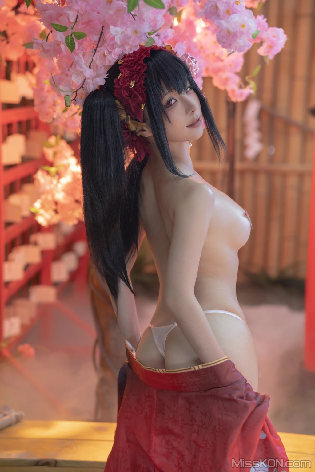 Coser蠢沫沫 chunmomo 狂三和服cos 261 photos - 14