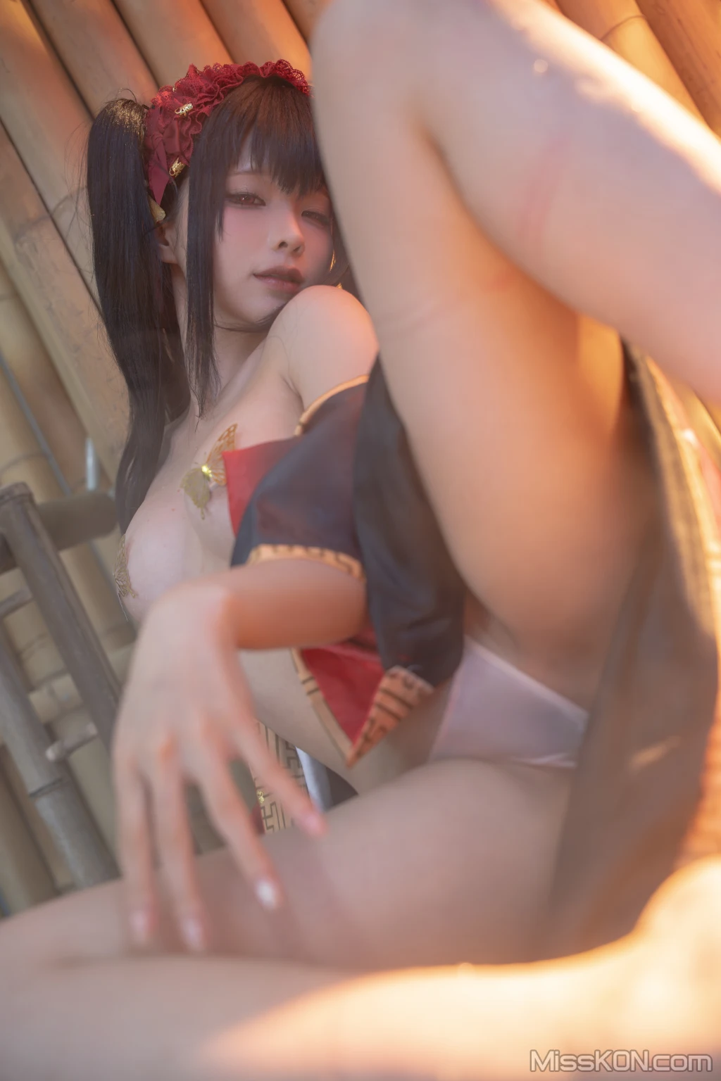 Coser蠢沫沫 chunmomo 狂三和服cos 261 photos - 19