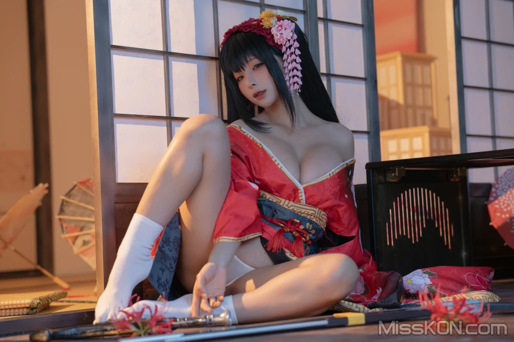 Coser蠢沫沫 chunmomo 狂三和服cos 261 photos - 59