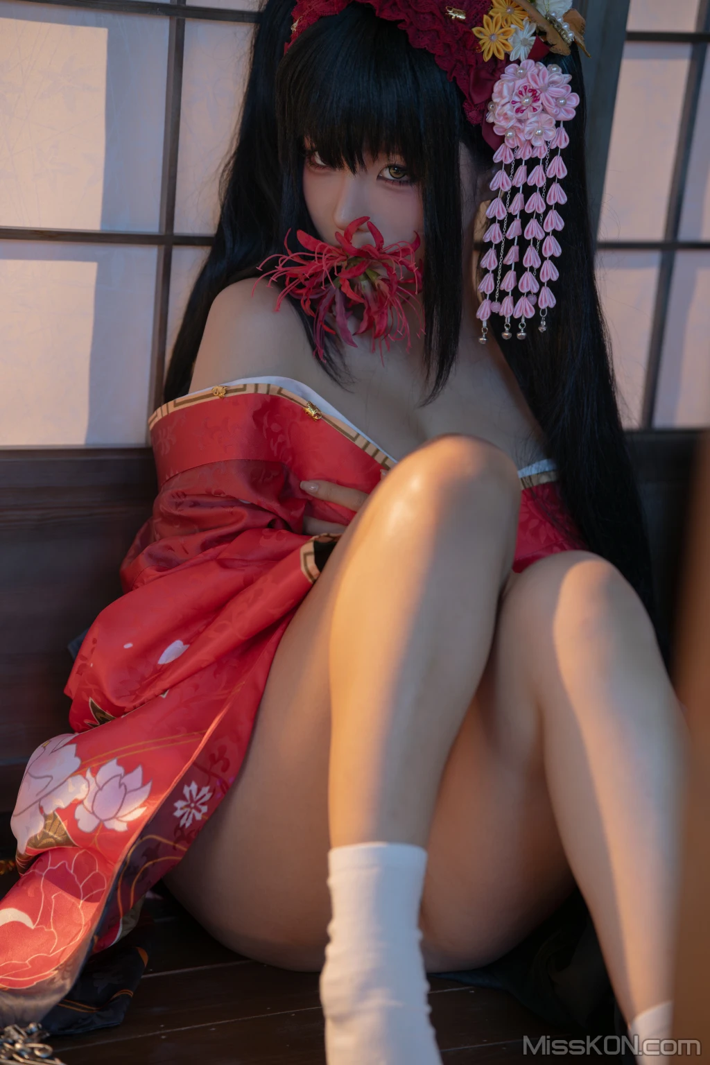 Coser蠢沫沫 chunmomo 狂三和服cos 261 photos - 63