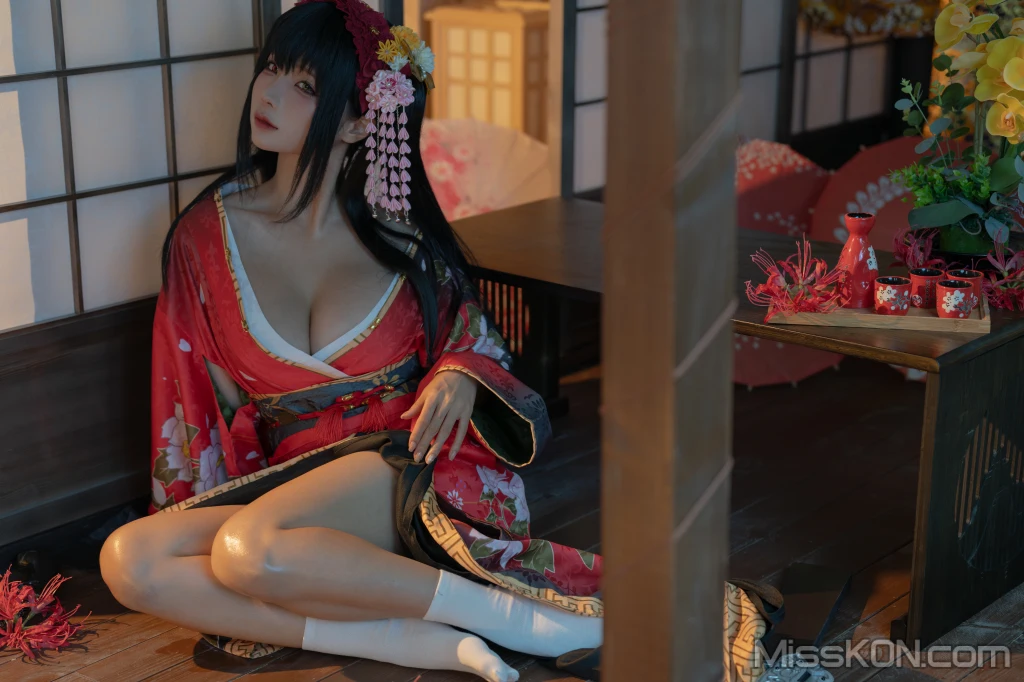 Coser蠢沫沫 chunmomo 狂三和服cos 261 photos - 71