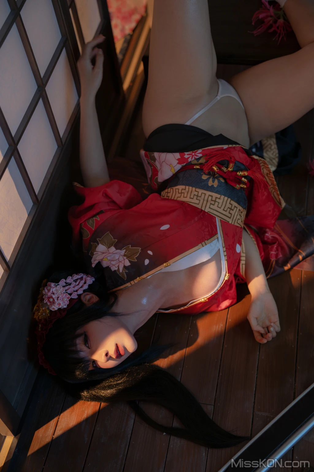 Coser蠢沫沫 chunmomo 狂三和服cos 261 photos - 79