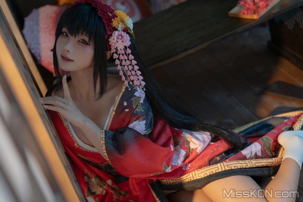 Coser蠢沫沫 chunmomo 狂三和服cos 261 photos - 82