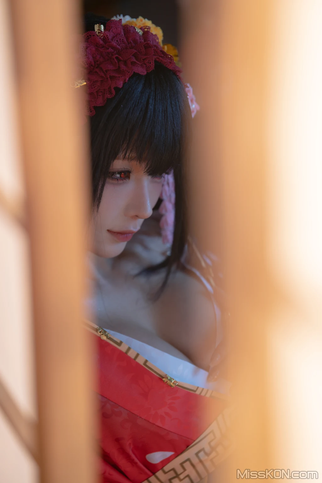 Coser蠢沫沫 chunmomo 狂三和服cos 261 photos - 93