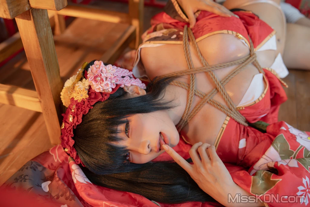 Coser蠢沫沫 chunmomo 狂三和服cos 261 photos - 97