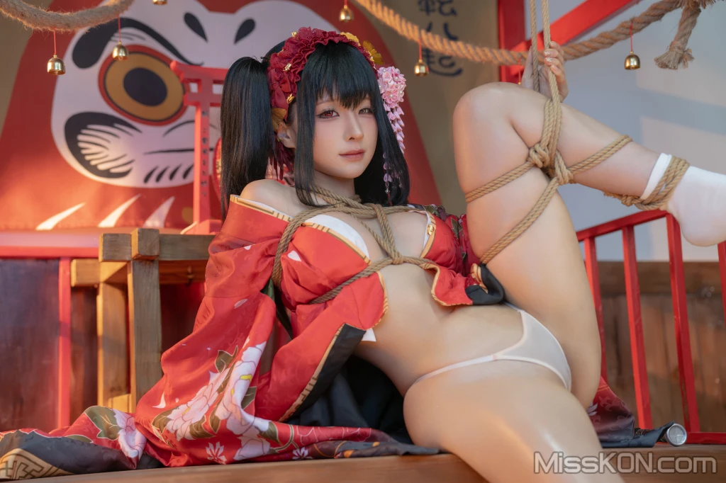 Coser蠢沫沫 chunmomo 狂三和服cos 261 photos - 107