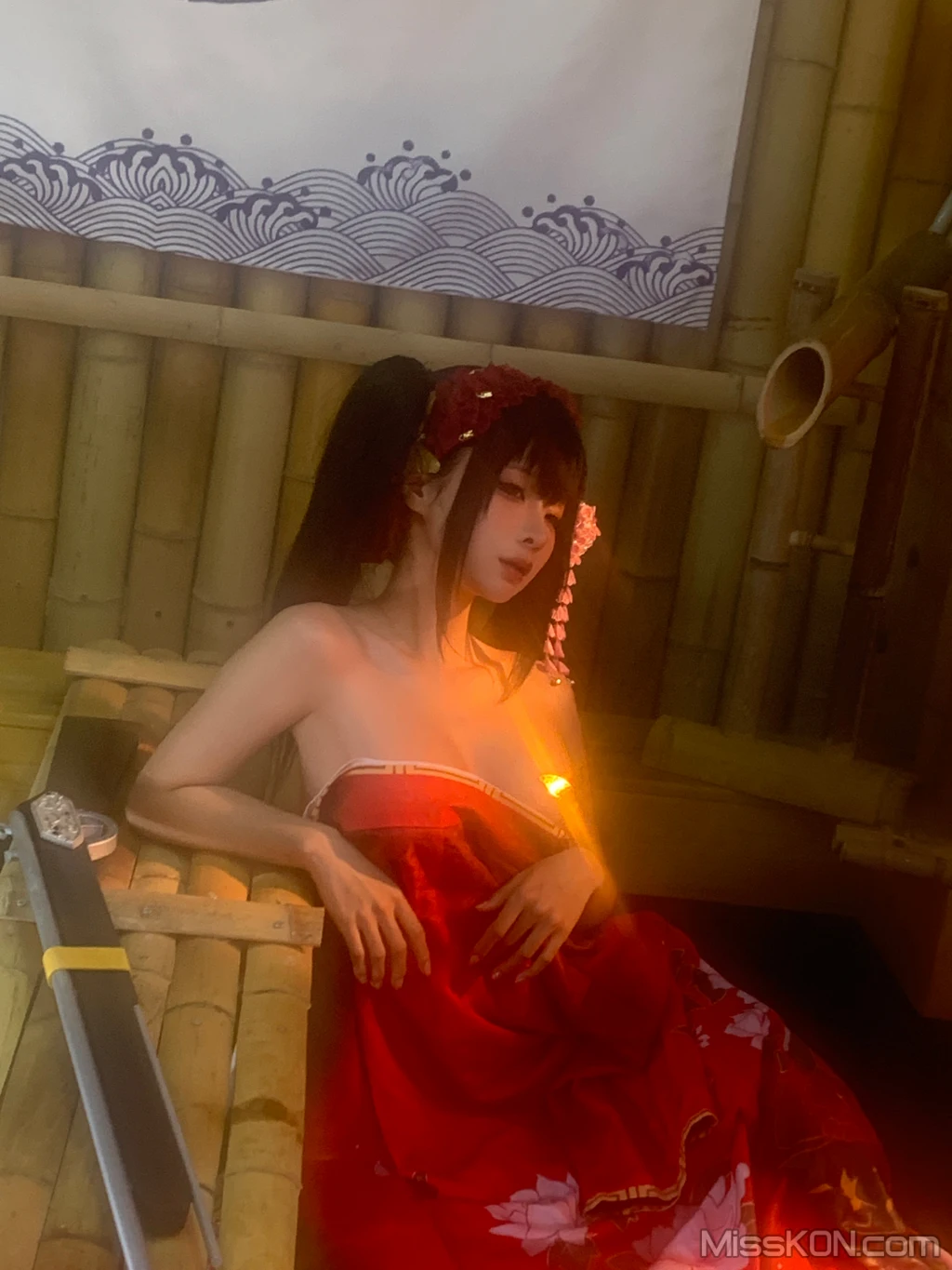 Coser蠢沫沫 chunmomo 狂三和服cos 261 photos - 156