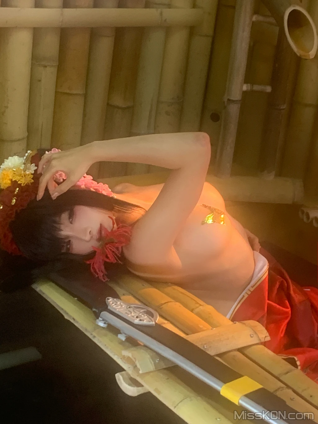 Coser蠢沫沫 chunmomo 狂三和服cos 261 photos - 159