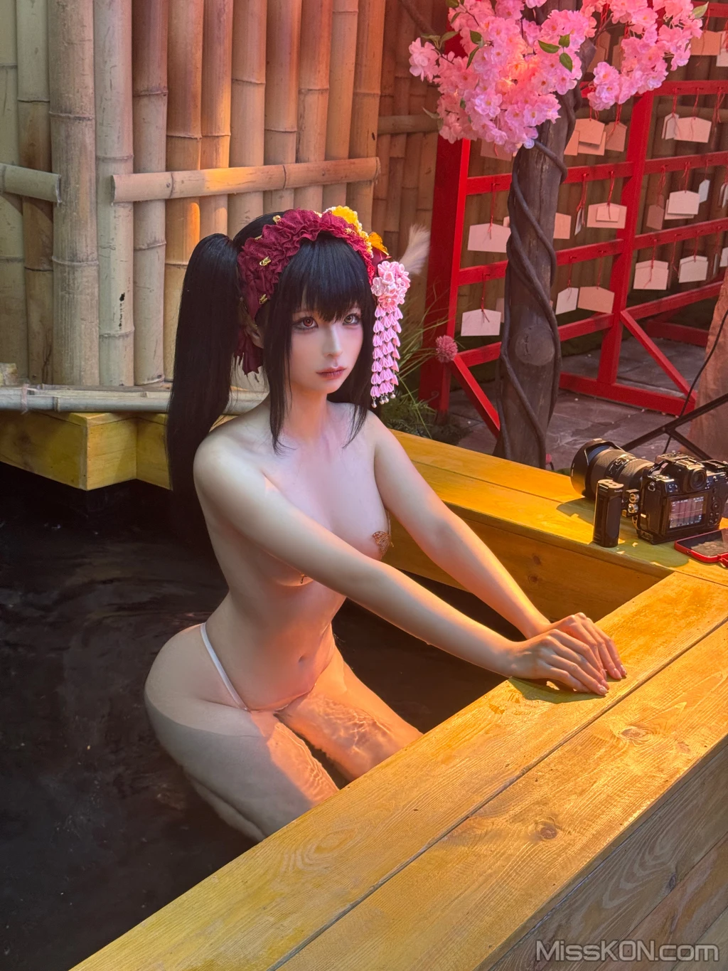 Coser蠢沫沫 chunmomo 狂三和服cos 261 photos - 178