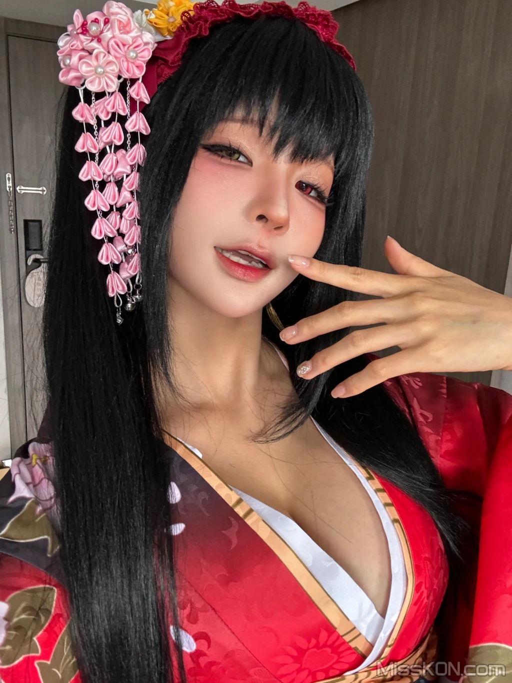 Coser蠢沫沫 chunmomo 狂三和服cos 261 photos - 196