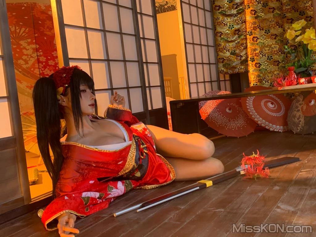 Coser蠢沫沫 chunmomo 狂三和服cos 261 photos - 205