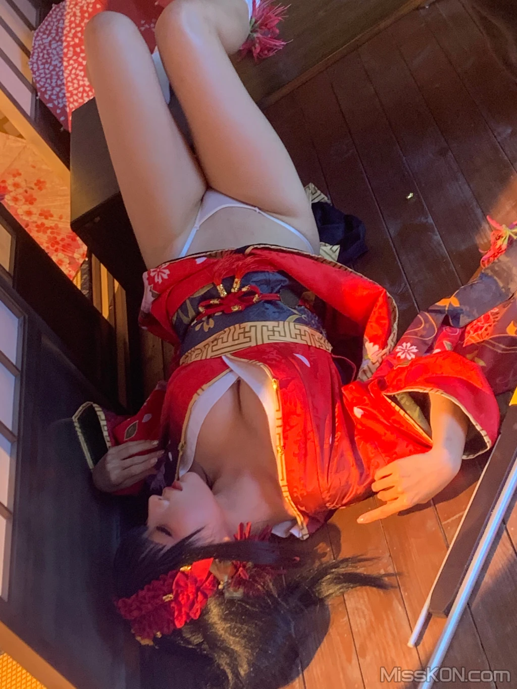 Coser蠢沫沫 chunmomo 狂三和服cos 261 photos - 208