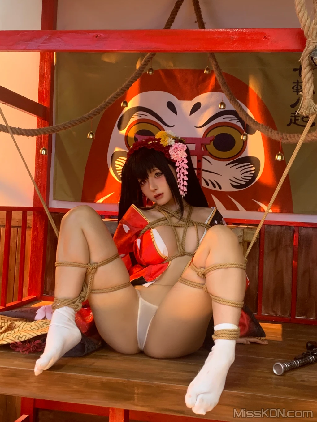 Coser蠢沫沫 chunmomo 狂三和服cos 261 photos - 226