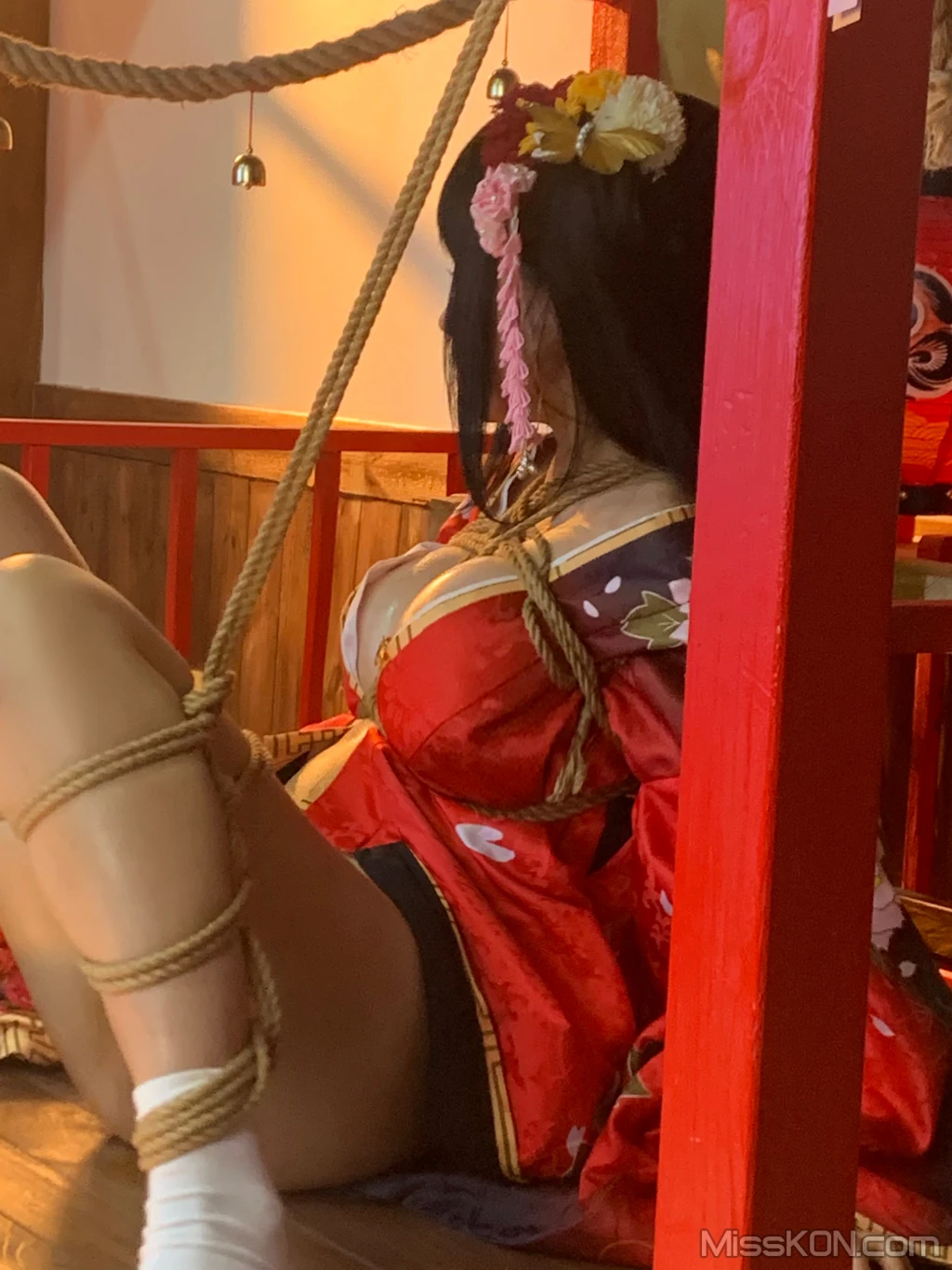 Coser蠢沫沫 chunmomo 狂三和服cos 261 photos - 228