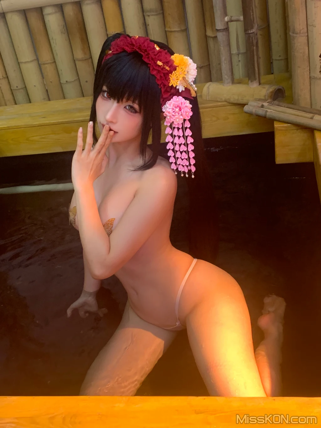 Coser蠢沫沫 chunmomo 狂三和服cos 261 photos - 248