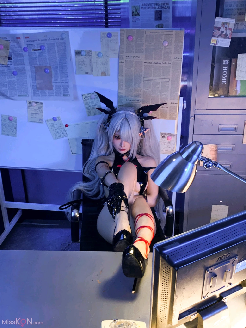 Coser蠢沫沫 chunmomo 碧蓝档案银镜伊织 190 photos - 23