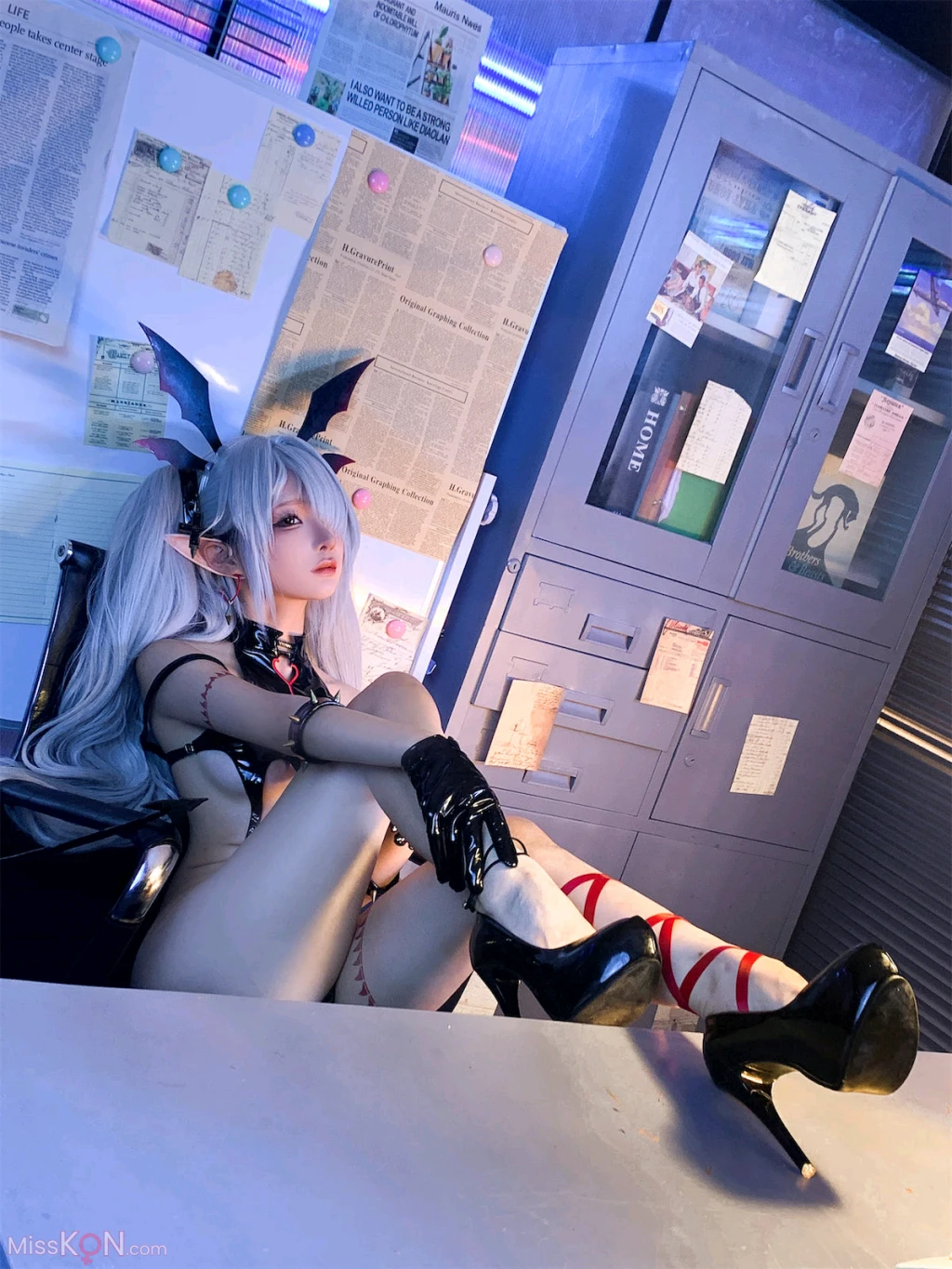 Coser蠢沫沫 chunmomo 碧蓝档案银镜伊织 190 photos - 151