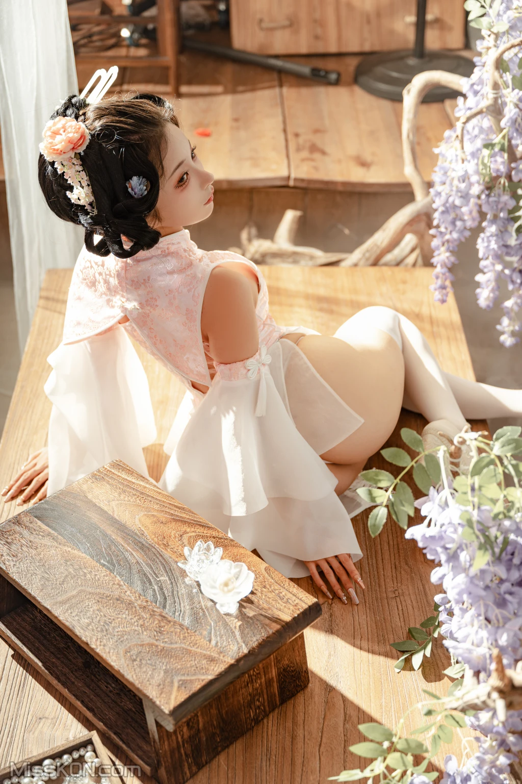 Coser蠢沫沫 chunmomo 蔻 少女后庭 64 photos - 42