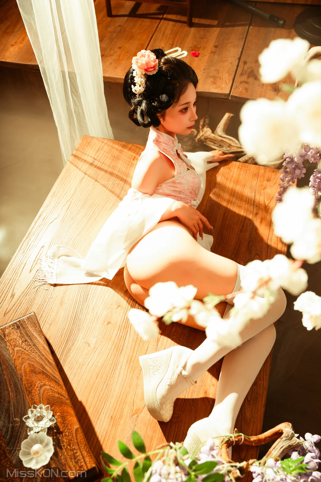 Coser蠢沫沫 chunmomo 蔻 少女后庭 64 photos - 46