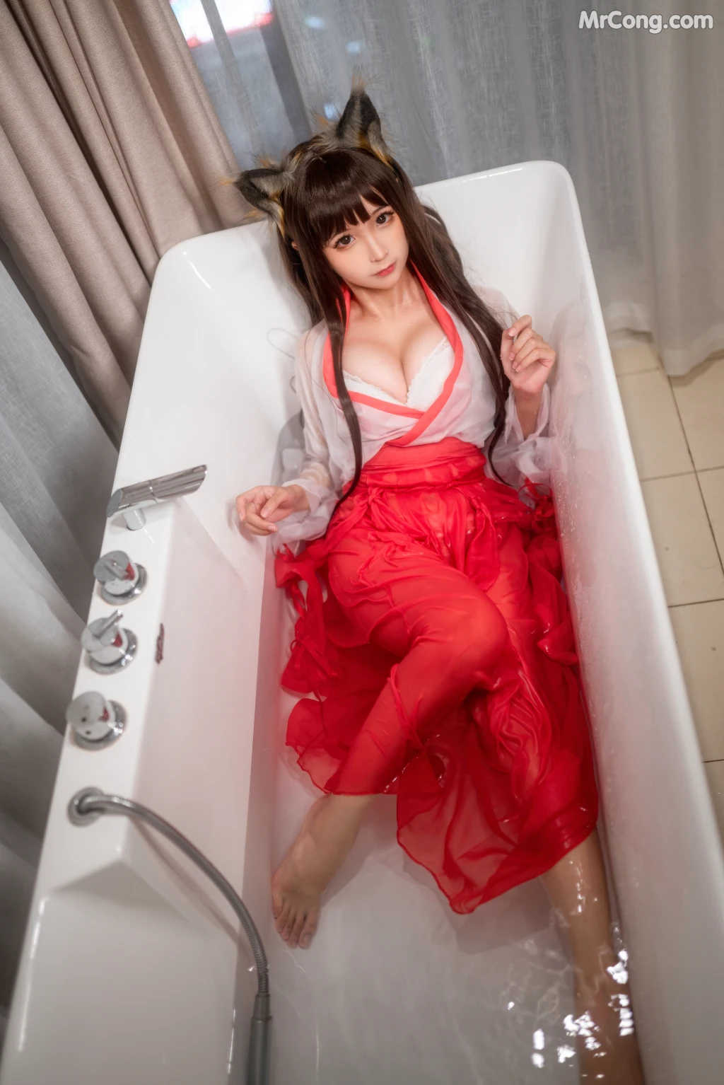 Coser蠢沫沫 chunmomo 透明巫女 60 photos - 8