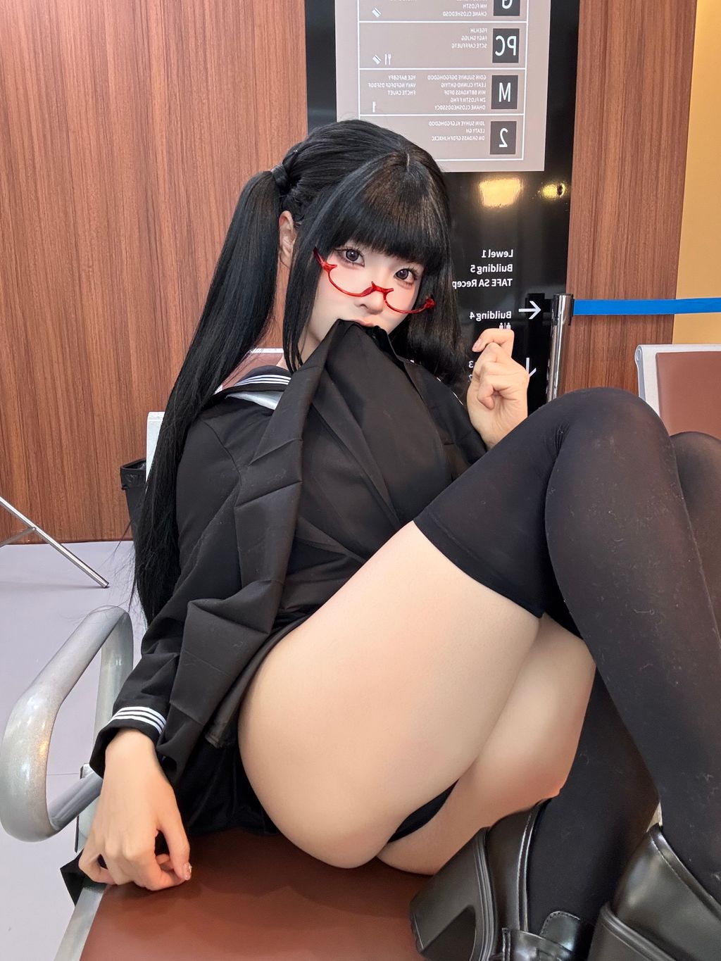 Coser蠢沫沫 chunmomo 黄推博主的秘密 B 143 photos - 97
