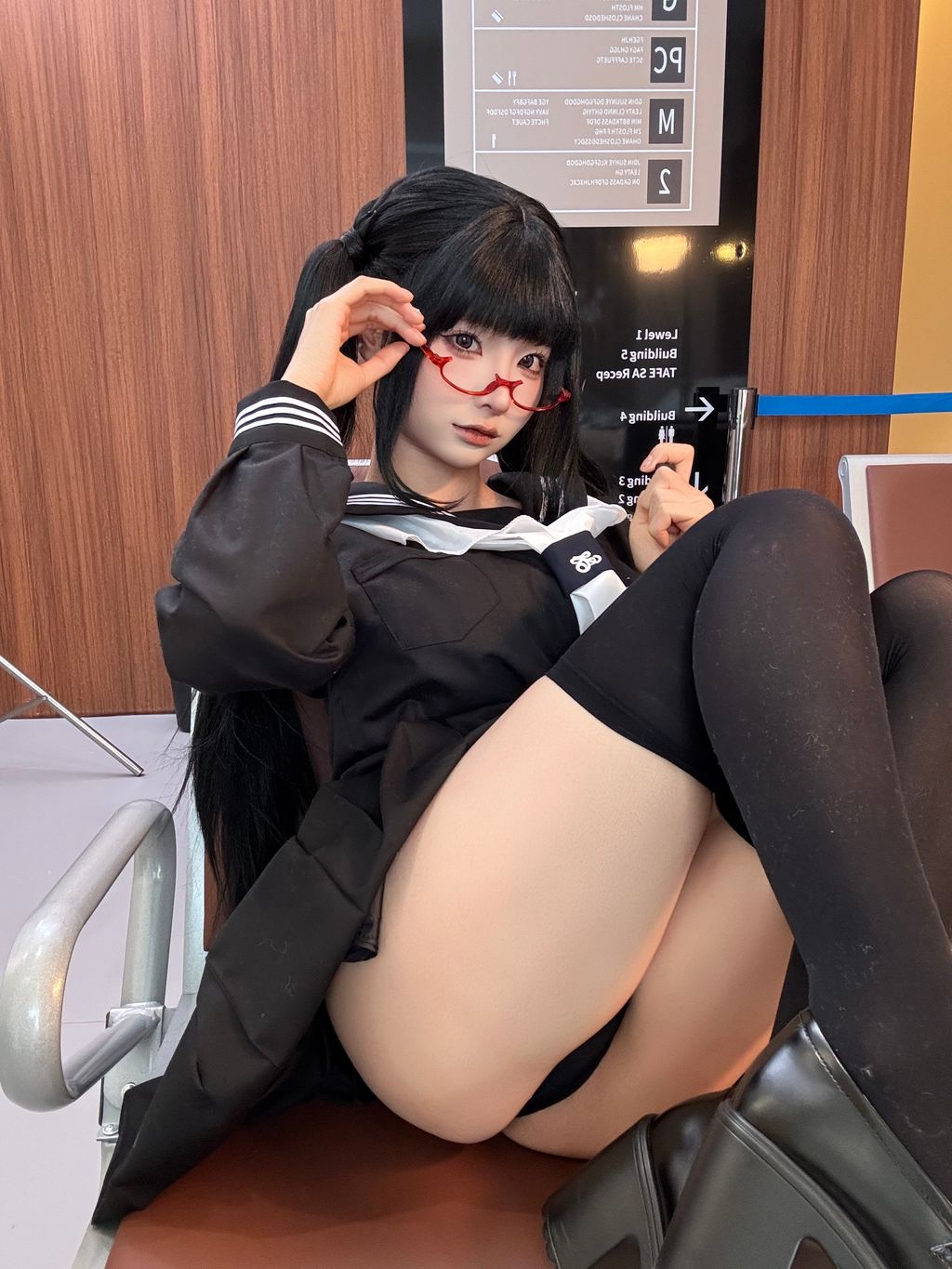Coser蠢沫沫 chunmomo 黄推博主的秘密 B 143 photos - 100