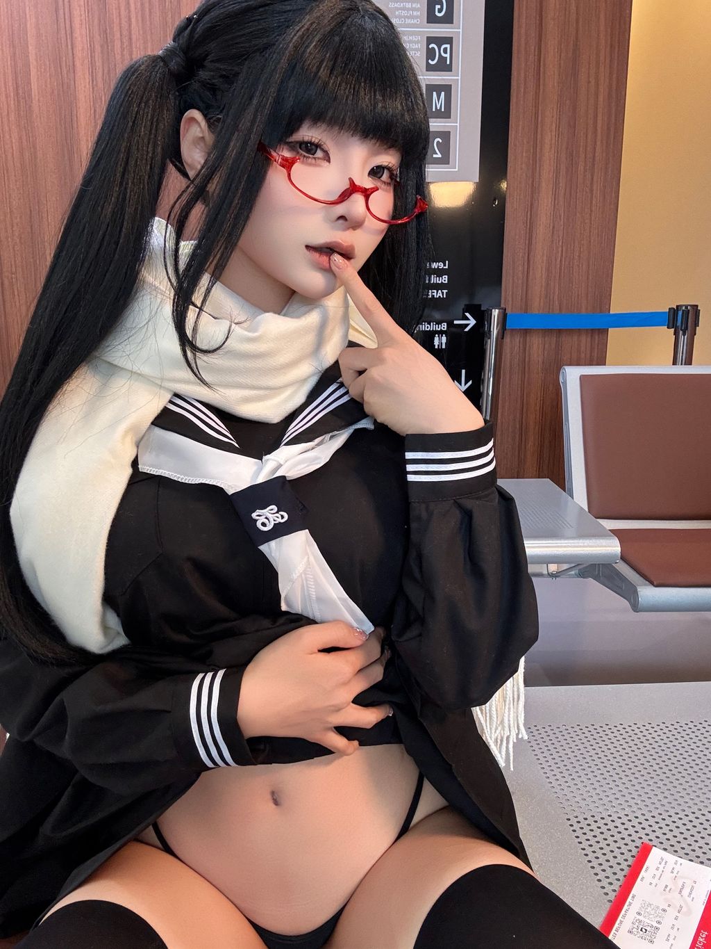 Coser蠢沫沫 chunmomo 黄推博主的秘密 B 143 photos - 133