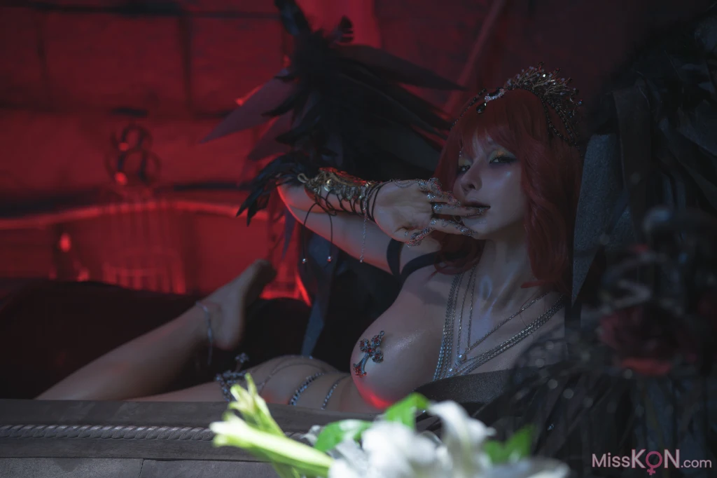 Coser蠢沫沫 chunmomo 黑天使 238 photos - 14