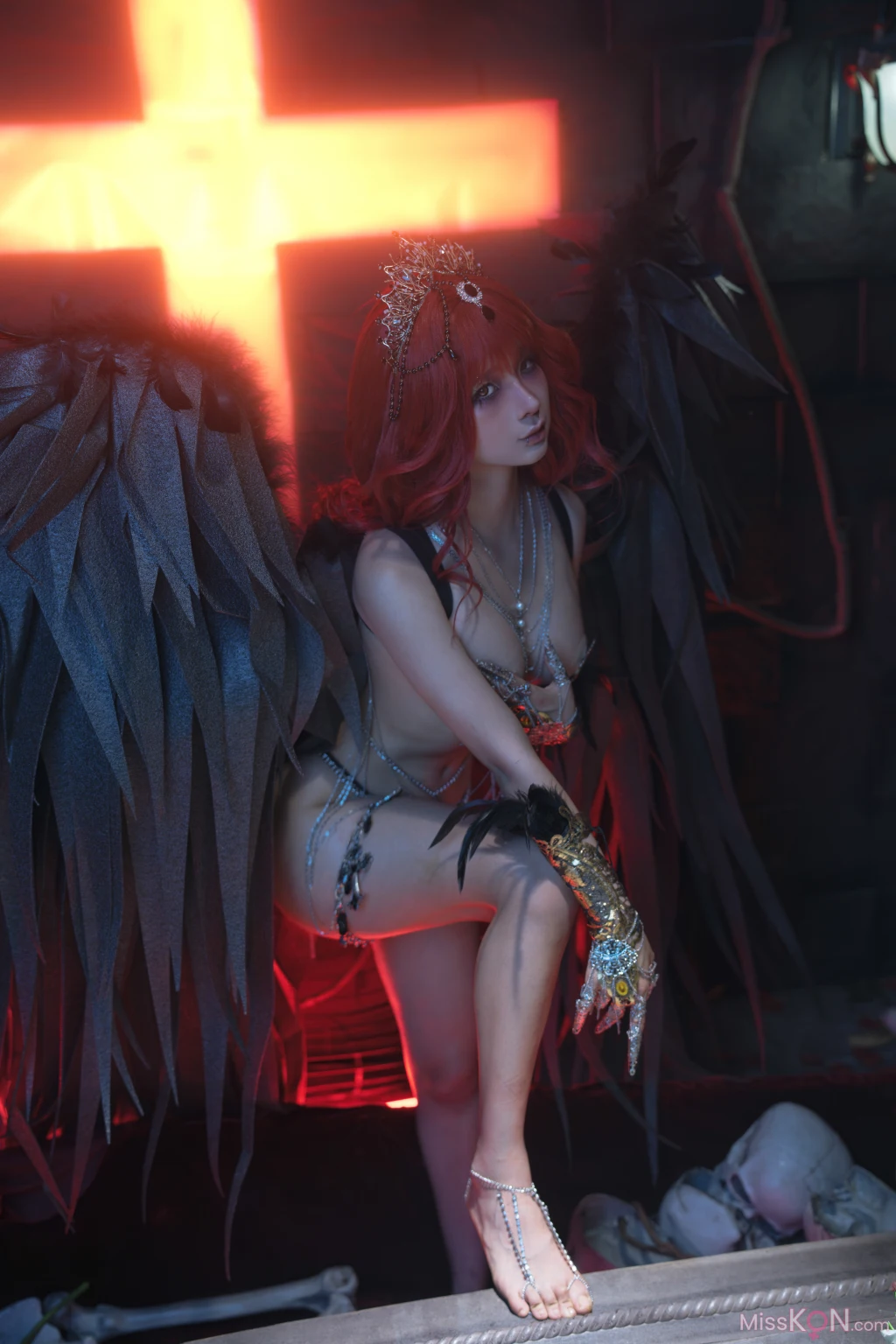 Coser蠢沫沫 chunmomo 黑天使 238 photos - 31
