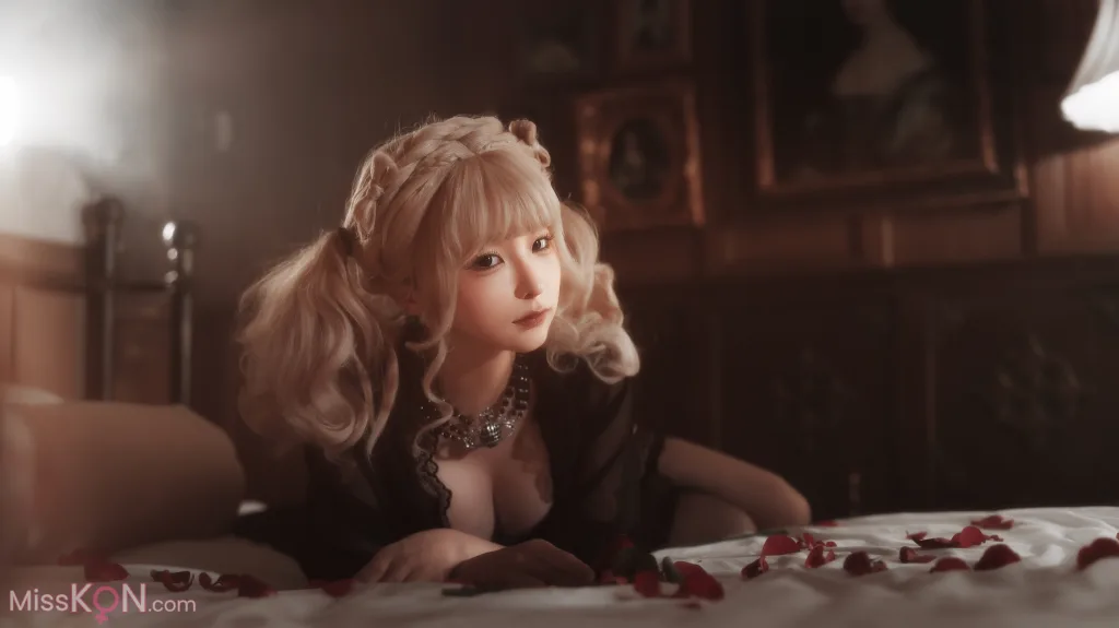 Coser蠢沫沫 chunmomo 黑红纱裙 39 photos - 23