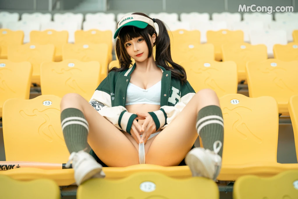 Coser蠢沫沫 chunmomo Baseball Girl 107 photos - 17