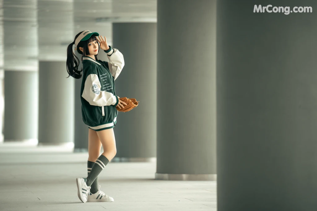 Coser蠢沫沫 chunmomo Baseball Girl 107 photos - 41