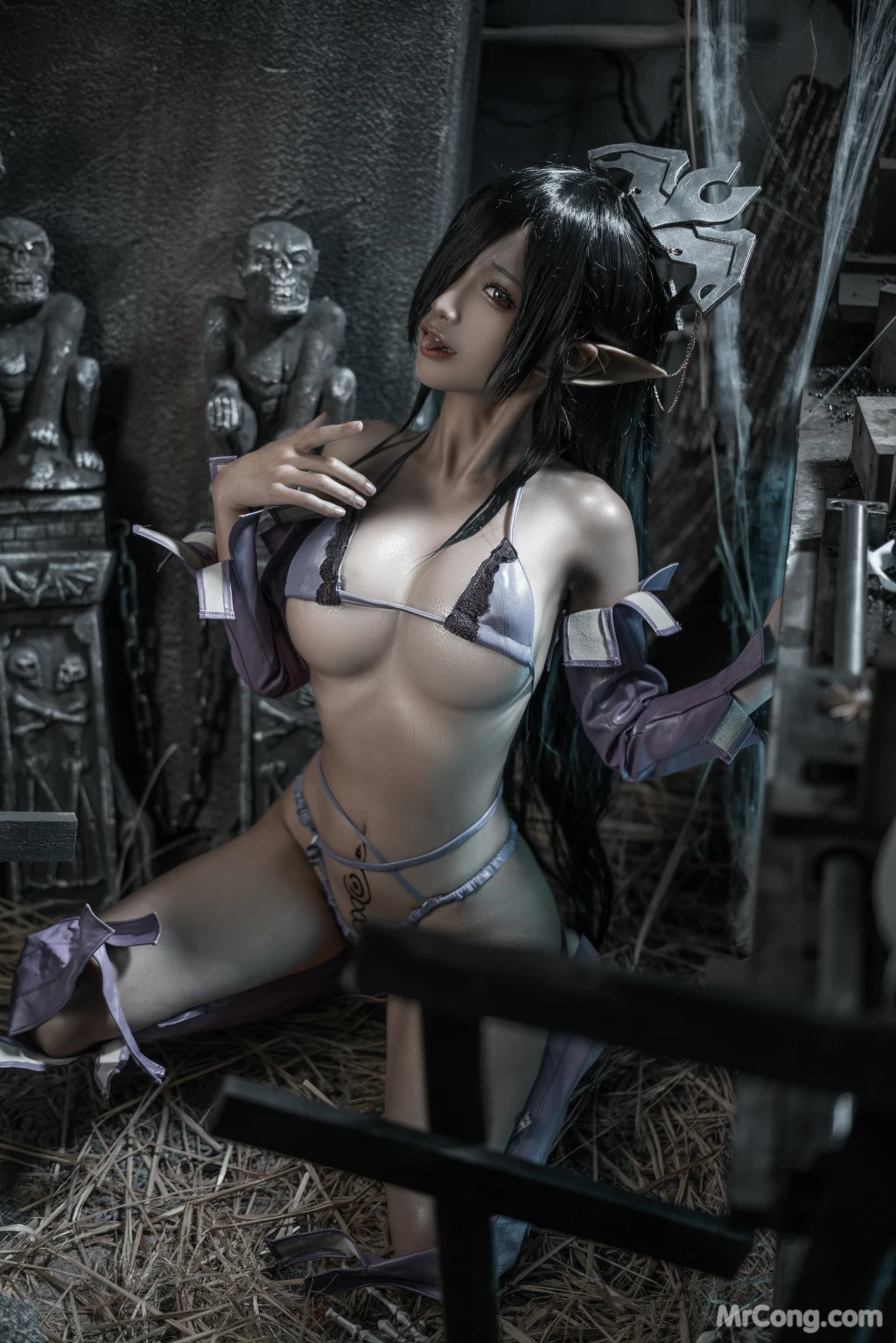 Coser蠢沫沫 chunmomo Black Beast Queen 127 photos - 12