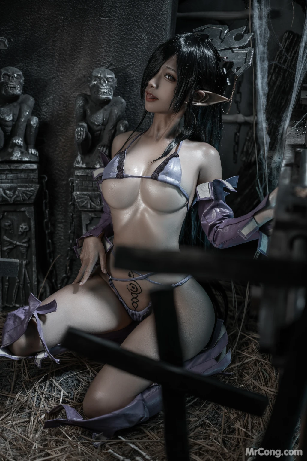 Coser蠢沫沫 chunmomo Black Beast Queen 127 photos - 14
