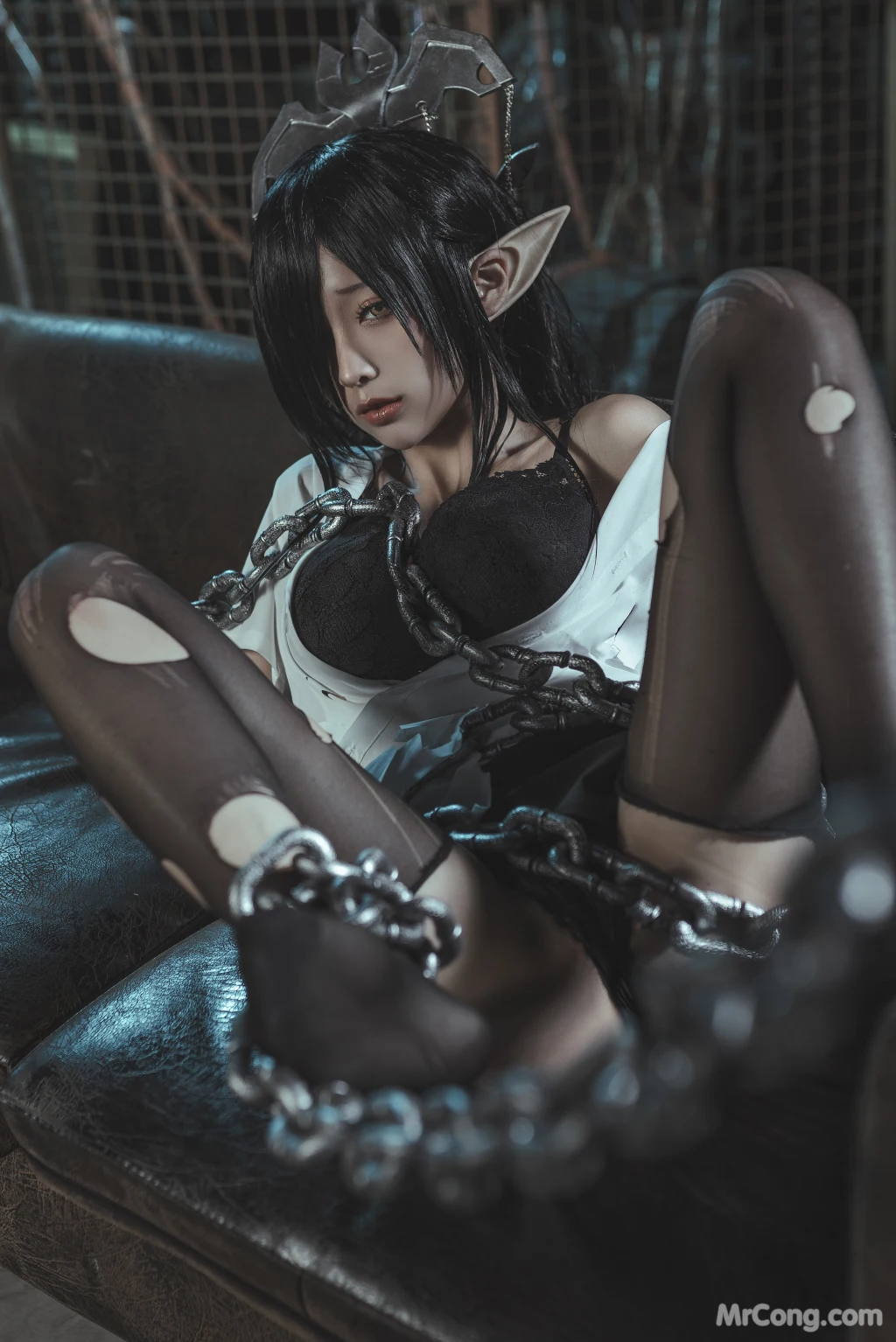 Coser蠢沫沫 chunmomo Black Beast Queen 127 photos - 50
