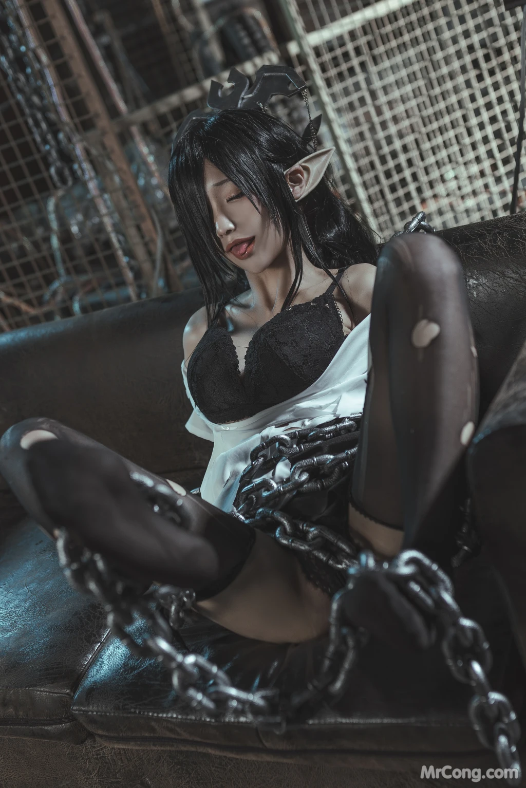 Coser蠢沫沫 chunmomo Black Beast Queen 127 photos - 53