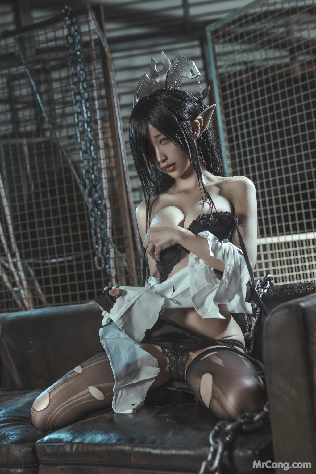 Coser蠢沫沫 chunmomo Black Beast Queen 127 photos - 75