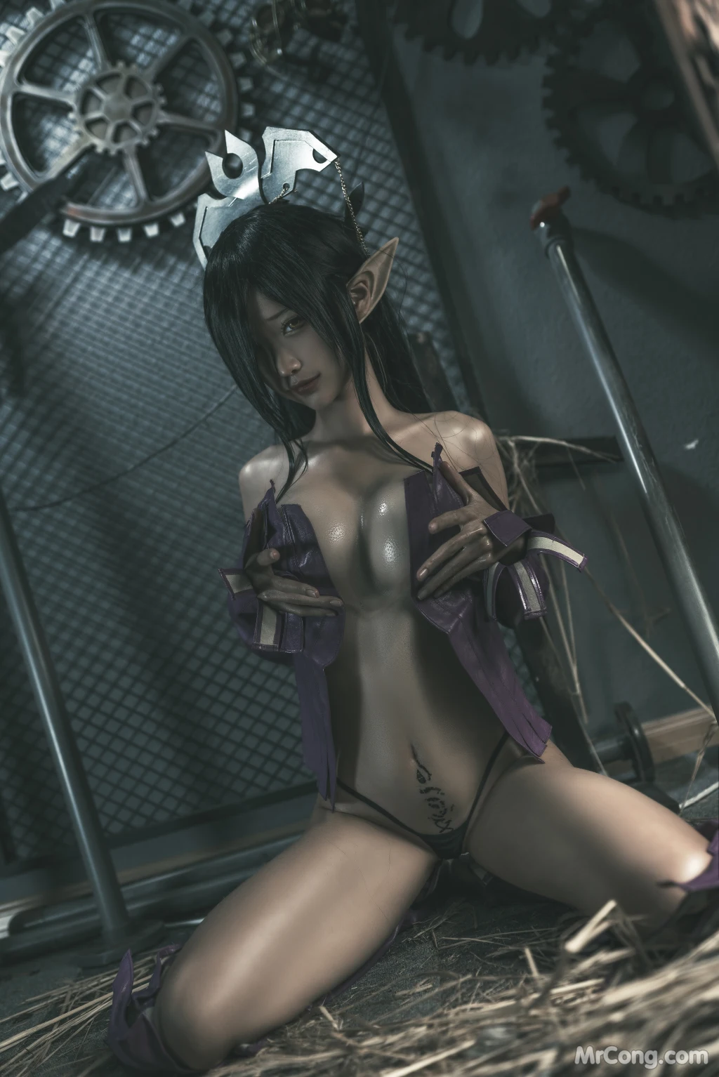 Coser蠢沫沫 chunmomo Black Beast Queen 127 photos - 89