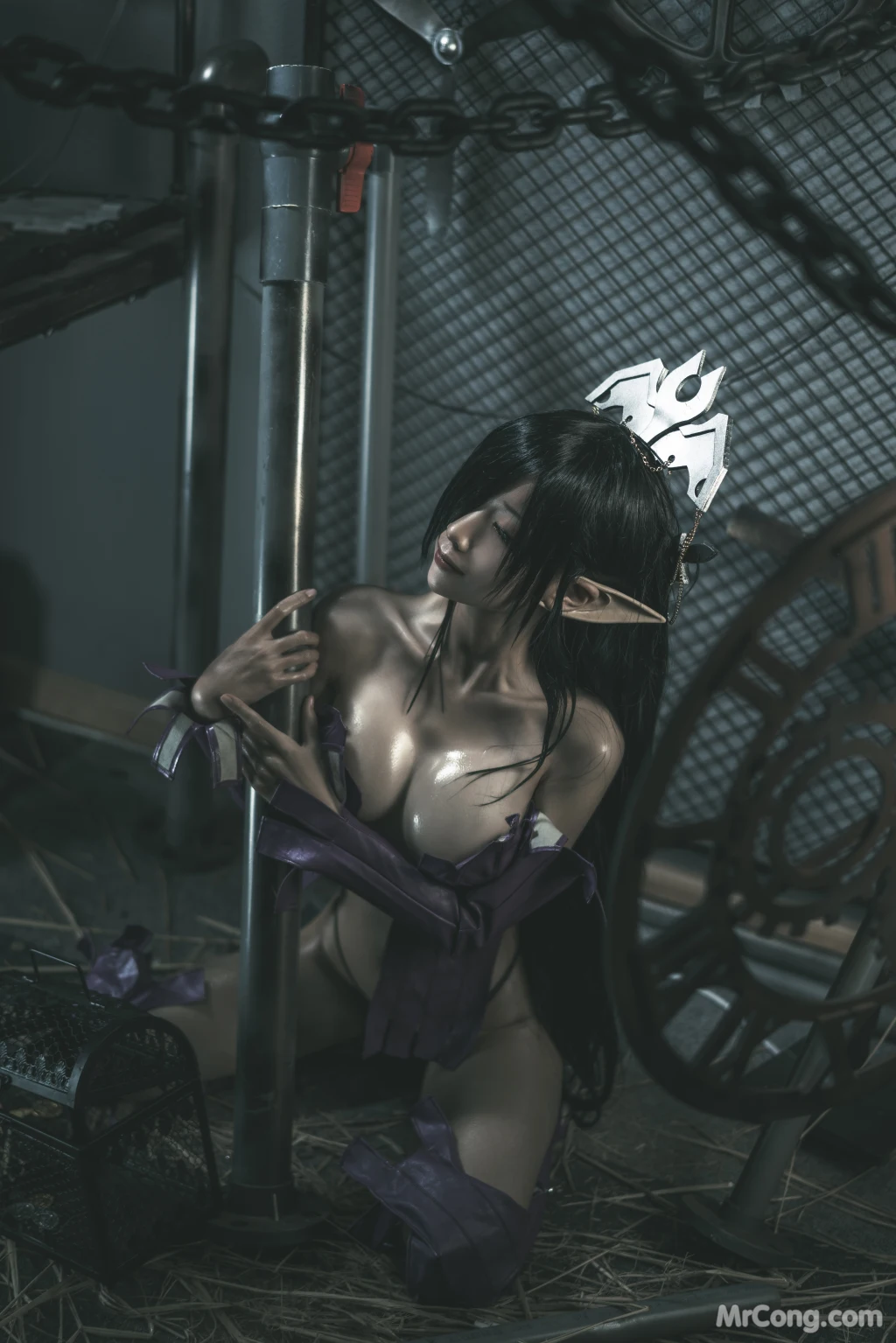 Coser蠢沫沫 chunmomo Black Beast Queen 127 photos - 103
